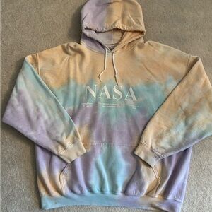 Nasa Tie-Dye Hoodie, XL